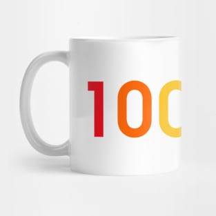 100 % rainbow love Mug